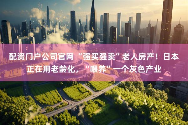 配资门户公司官网 “强买强卖”老人房产！日本正在用老龄化，“喂养”一个灰色产业